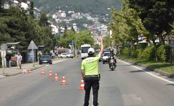 Ordu’da bir haftada 15 bine yakın araç ve sürücüsü denetlendi