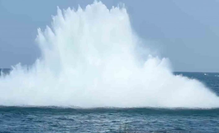 Ordu’da denizde bulunan mayın, SAS ekipleri tarafından imha edildi