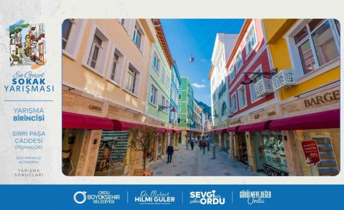 Ordu’nun en güzel mahalleleri, sokak ve balkonları belli oldu