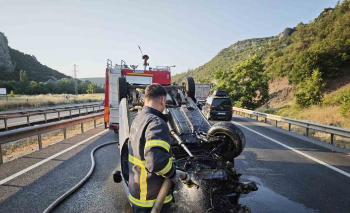 Osmangazi Tüneli çıkışında trafik kazası: 4 yaralı