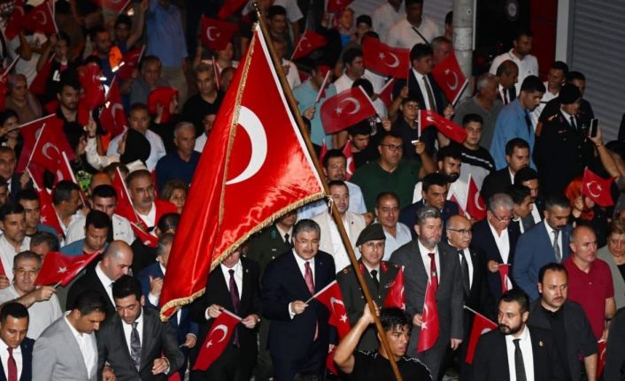 Osmaniye’de Demokrasi ve Milli Birlik yürüşü düzenlendi