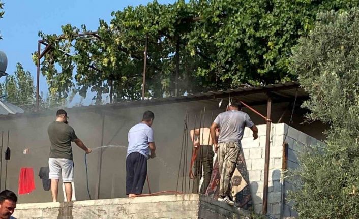 Osmaniye’de ev yangını