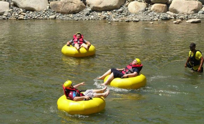 Özel çocukların rafting heyecanı