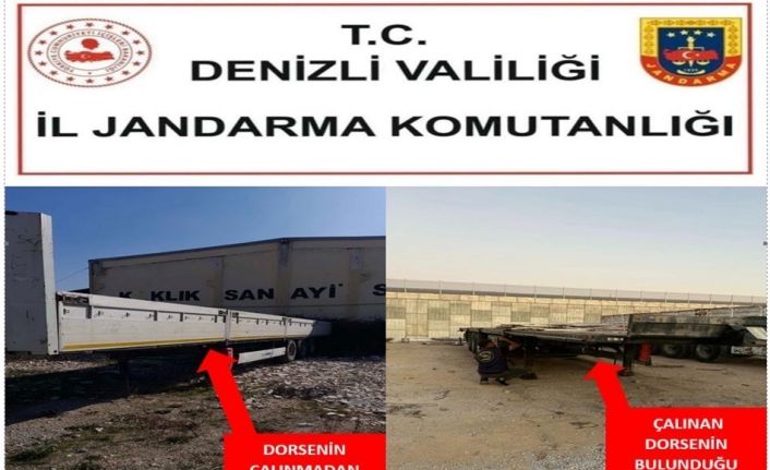 Park halindeki çalınan dorse 3 ilde titizlikle takip edilerek bulundu