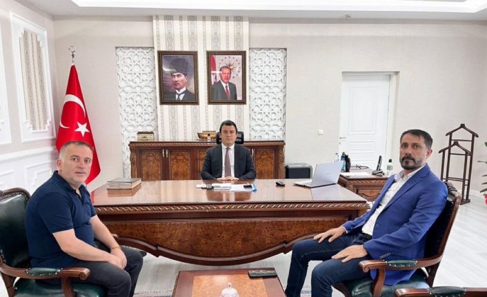 Patnos Gazeteciler Cemiyetinden Kaymakam Dertlioğlu’na Ziyaret