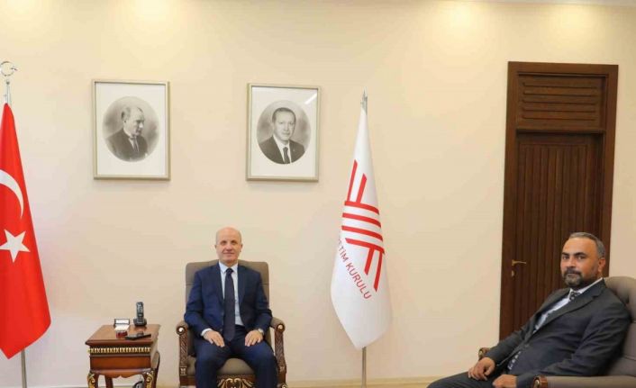 Rektör Akkaya’dan YÖK Başkanına ziyaret