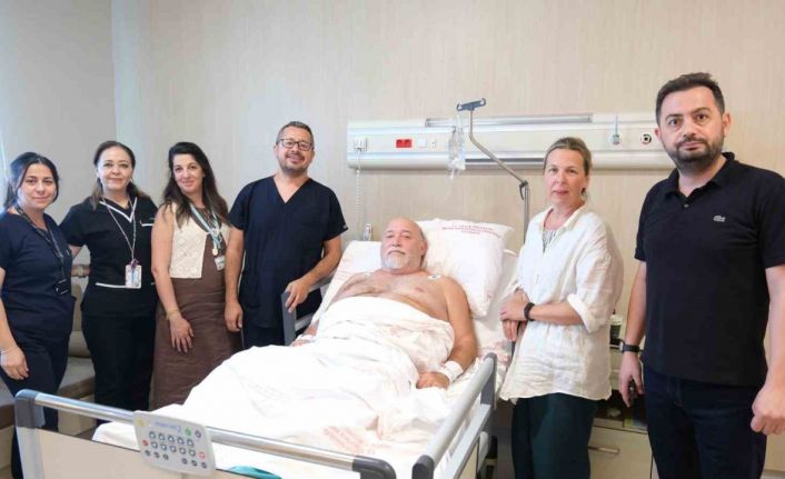 Rus hasta Mersin Şehir Hastanesi’nde sağlığına kavuştu