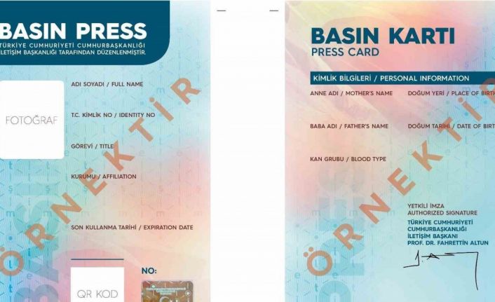 Sahte basın kartlarına dikkat!
