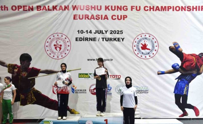 Sakarya Büyükşehir’in ‘wushu kung fu’ takımından tarihi başarı