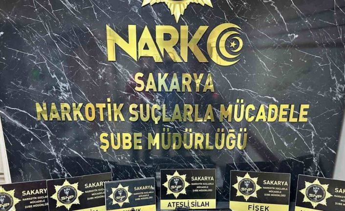 Sakarya’da uyuşturucu ve silah operasyonu: 6 gözaltı