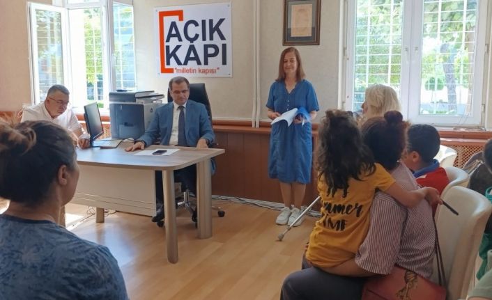 Salihli Kaymakamı Güldoğan, Açık Kapı’da talepleri bizzat dinledi