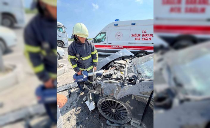 Samandağ’da trafik kazası: 3 yaralı