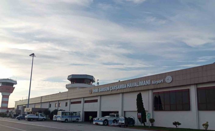 Samsun-Çarşamba Havalimanı’nda 6 aylık yolcu sayısı 700 bini geçti