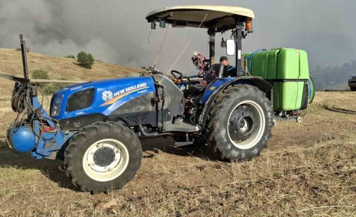 Sarıgöl’de orman yangını başladı