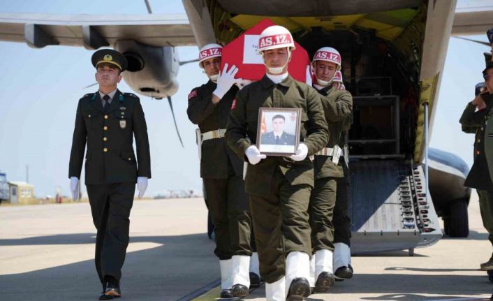Şehit Üsteğmen Tuğrul Özsu’nun cenazesi Çorlu’ya getirildi