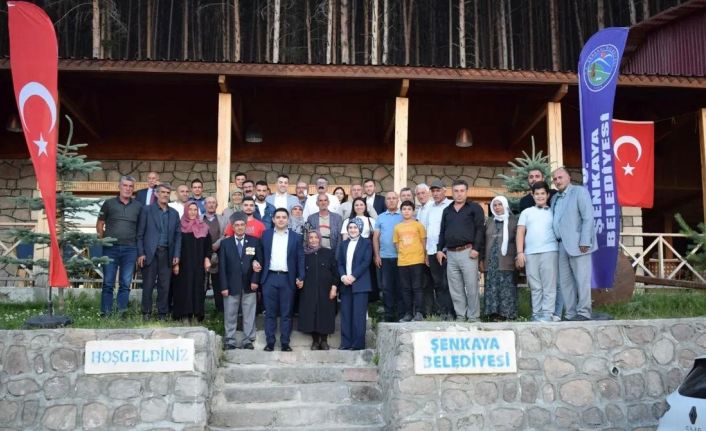 Şenkaya’da şehit aileleri ve gaziler onuruna anlamlı buluşma