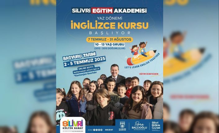 Silivri Belediyesi’nden ücretsiz yaz dönemi İngilizce kursu