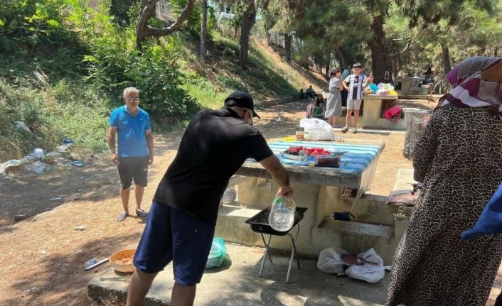 Silivri’de izinsiz çadır ve mangal kullanımına müdahale edildi