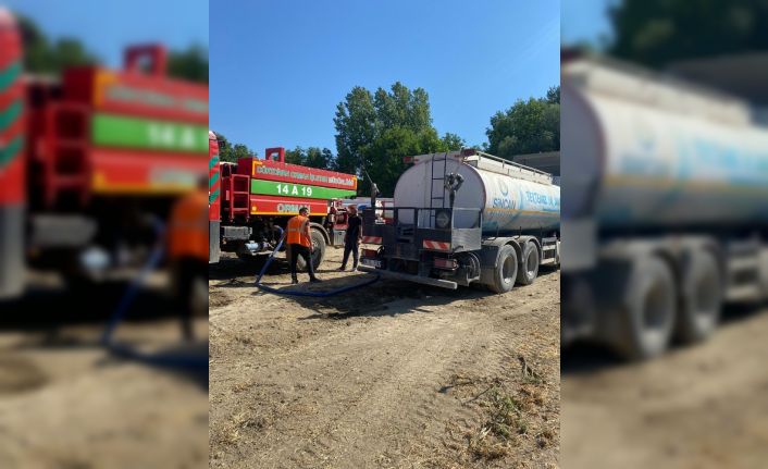 Sincan Belediyesi’nden orman yangınlarına su tankeri ve personel desteği