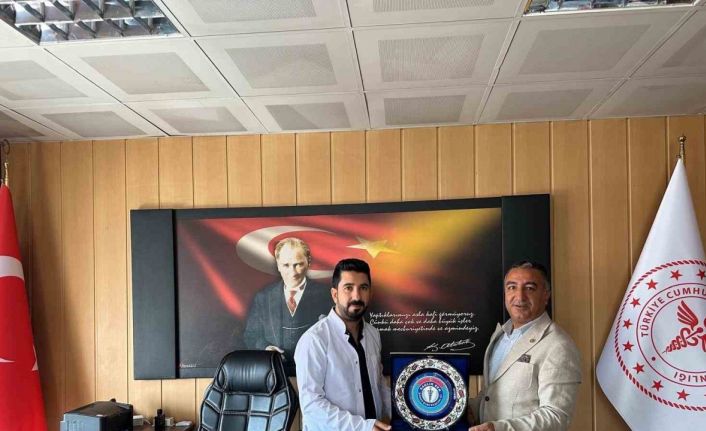 Şırnak Sağlık-Sen heyeti ADSM Başhekimi Çağdaş ile görüştü