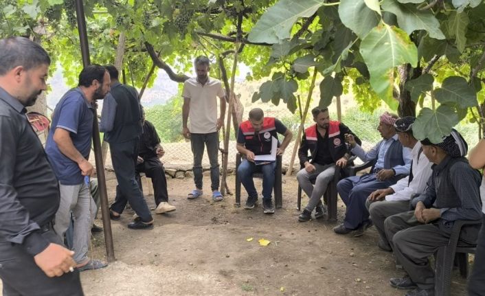 Şırnak’ta hayvan hastalıkları ve devlet destekli projeler hakkında vatandaşlar bilgilendirildi