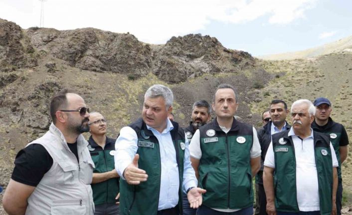 Söylemez Barajı şantiyesine üst düzey ziyaret