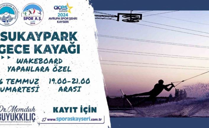Spor A.Ş.’den yaz gecelerine renk katacak spor etkinliği: ‘SUKAY’da gece kayağı’