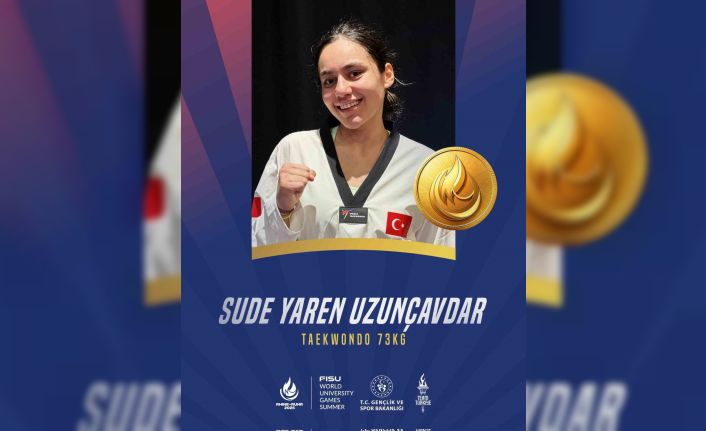 Sude Yaren Uzunçavdar’dan altın madalya