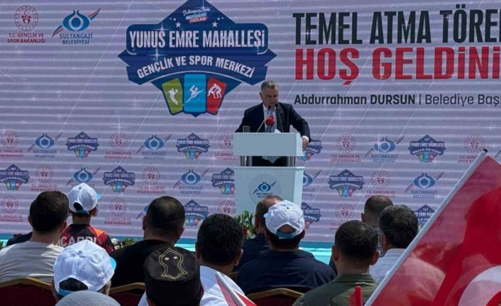 Sultangazi’de Gençlik ve Spor Merkezi’nin temeli atıldı