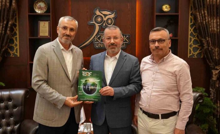 TARF Dergisi ile Verenel Derneğinden Rektör Kırışık’a ziyaret