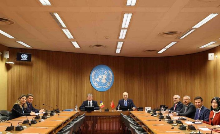 TBMM Başkanı Kurtulmuş, Moldova Parlamento Başkanı Grosu ile görüştü