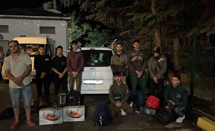 Tekirdağ’da 8 düzensiz göçmen ve 1 organizatör yakalandı