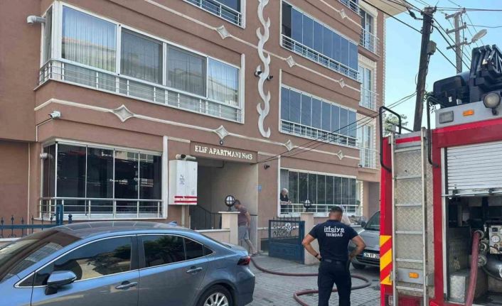 Tekirdağ’da ev yangını