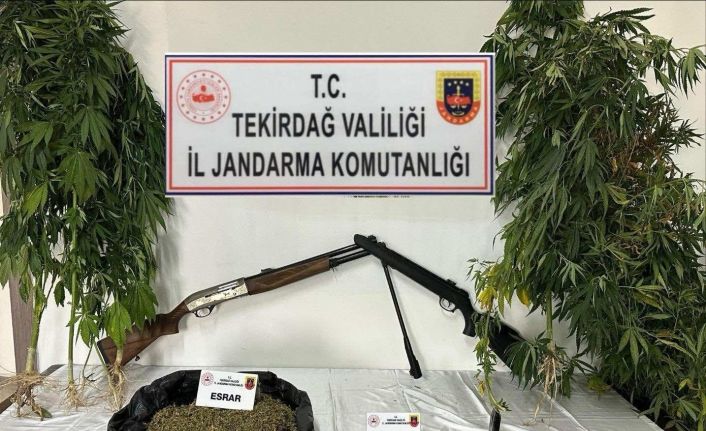Tekirdağ’da jandarmadan 3 ayrı uyuşturucu operasyonu