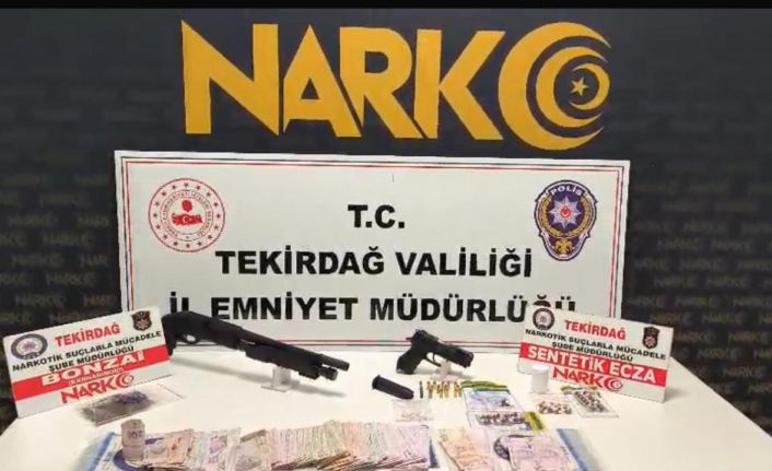 Tekirdağ’da uyuşturucu operasyonu 10 kişi tutuklandı