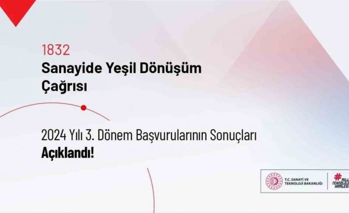 ‘TÜBİTAK Sanayide Yeşil Dönüşüm Çağrısı’ sonuçları açıklandı