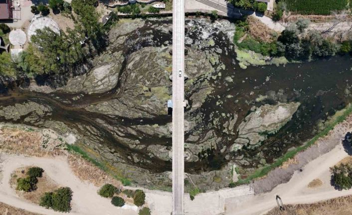 Tunca Nehri’nde su akışı durdu