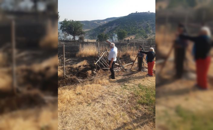 Tunceli’de otluk alanda çıkan yangın ekiplerin müdahalesiyle söndürüldü