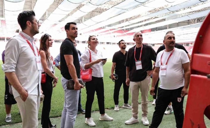 UEFA yetkilileri, Samsunspor’un stadını inceledi