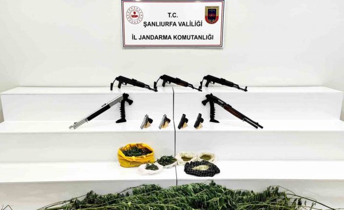 Uyuşturucu ve silah operasyonuna 2 tutuklama