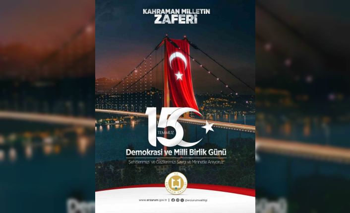 Vali Çiftçi’den 15 Temmuz mesajı