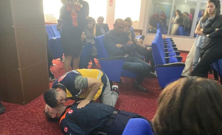 Valilik çalışanlarına yangın eğitimi