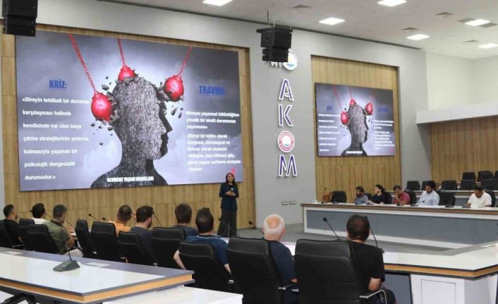 Van’da afetlere yönelik psikolojik ilk yardım eğitimi