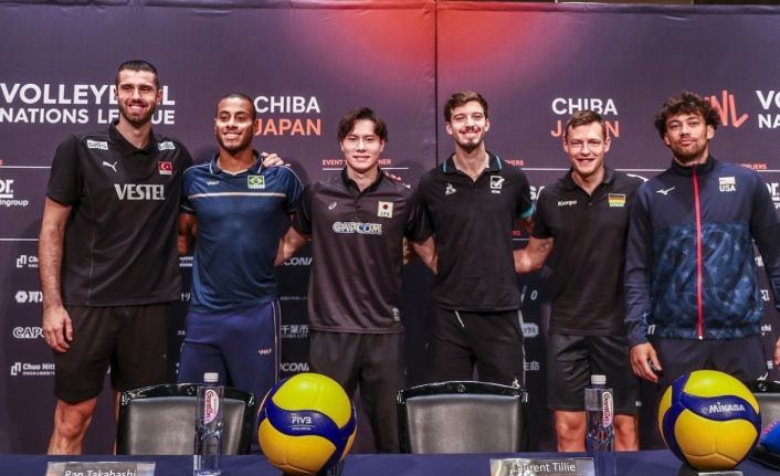 VNL Chiba etabının basın toplantısı yapıldı