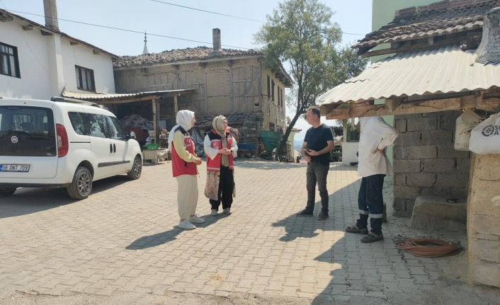 Yangın bölgesine psikososyal destek eli