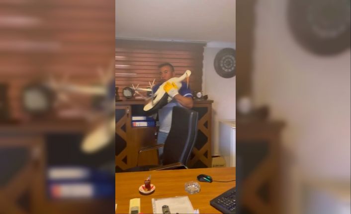 Yaralı leyleğe şefkat eli