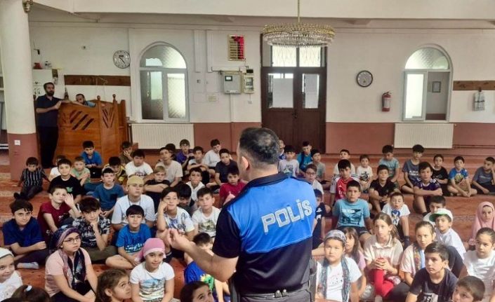 Yaz Kur’an kursu öğrencilerine güvenlik eğitimi