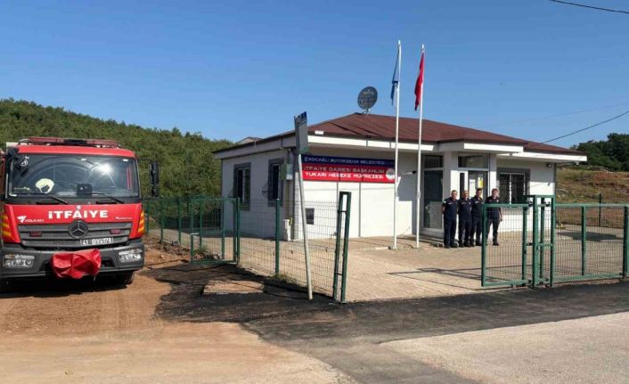 Yukarı Hereke itfaiye binası hizmete girdi