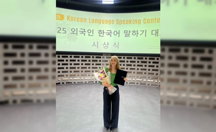 Yüksek lisansa gitti, Güney Kore’de zirveye çıktı