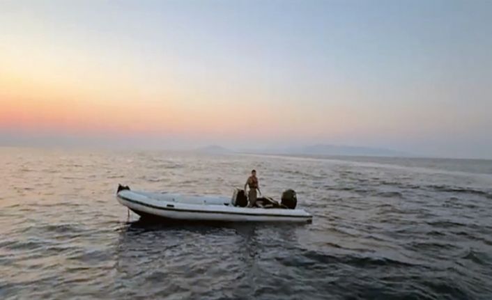 Yunanistan’ın geri ittiği düzensiz göçmen kurtarıldı